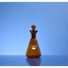 Iodine Flask Amber Interchangeable Stopper 100 ML